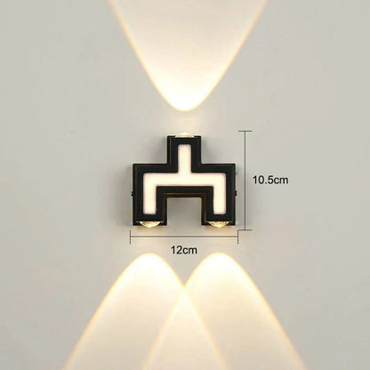 DecorBites™ IP65 LED Wall Lamp for Indoor/Outdoor Waterproof Garden Lighting