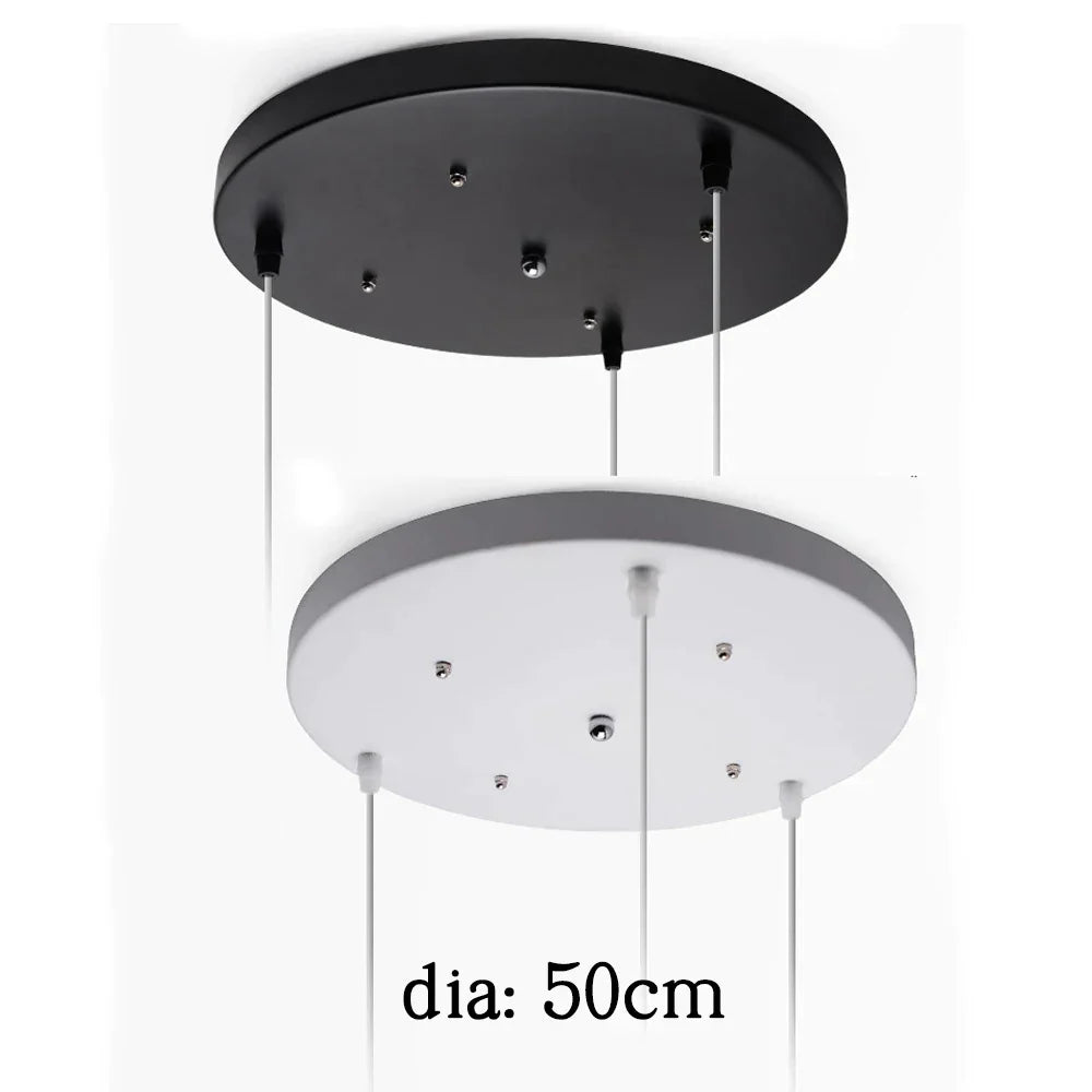 DecorBites™ Ceiling Mount Canopy Plate for Multi-Head Pendant Chandeliers