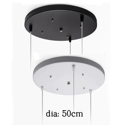DecorBites™ Ceiling Mount Canopy Plate for Multi-Head Pendant Chandeliers