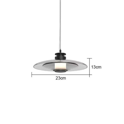 DecorBites™ Glass Wall Lamp: Nordic Minimalist LED for Dining, Living, Bedroom