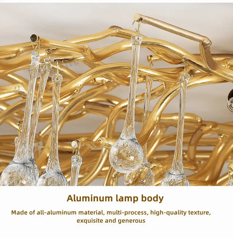 DecorBites™ Luxury Crystal Chandelier for Home Decor