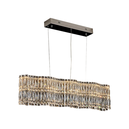 DecorBites™ Crystal Luxe Chandelier for Modern Living Room, High-End Restaurant Light