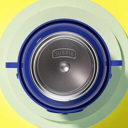 DecorBites™ Cartoon Animals Insulated Stainless Steel Mug with Silicone Sleeve