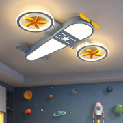 Grey Airplane Ceiling Light