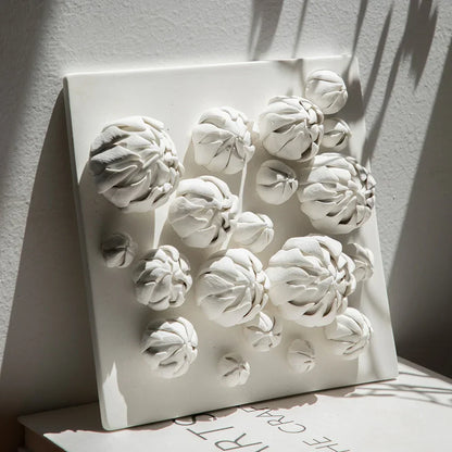 DecorBites™ Bud Shape 3D Ceramic Wall Décor Pendant for Room Decoration