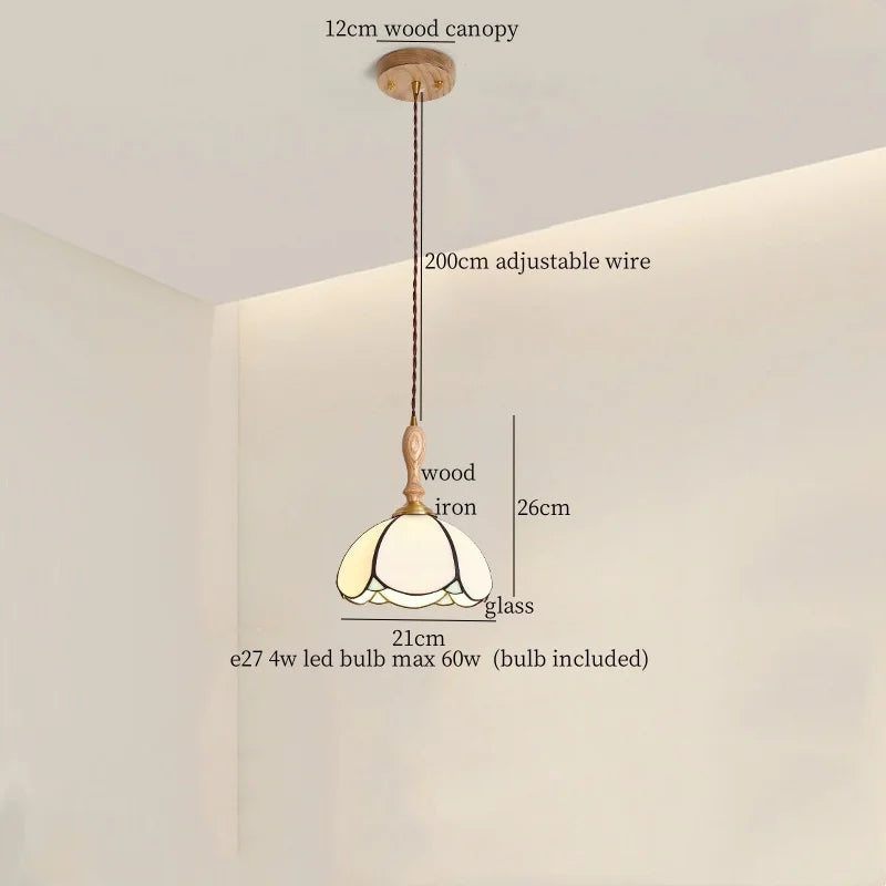 Copper LED Pendant Lamp Vintage 3-Head Bar Style