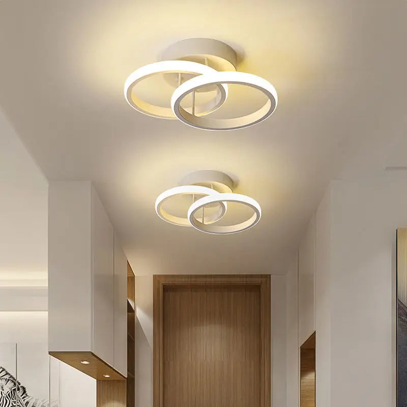 Modern LED Ceiling Lamp Gold Study Room