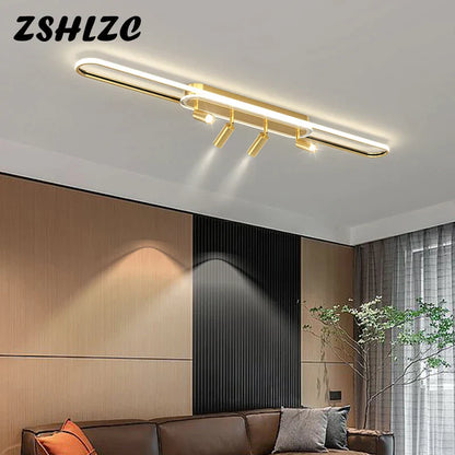 DecorBites™ LED Chandelier: Modern Ceiling Lighting for Living Dining Bedroom Kitchen Aisle