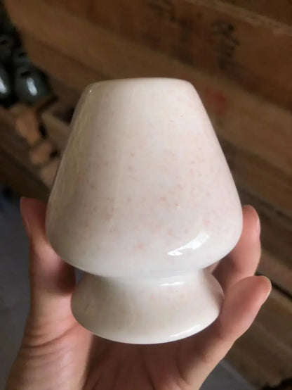 DecorBites™ Ceramic Matcha Whisk Stand & Tea Bowl Holder for Kitchen and Dining