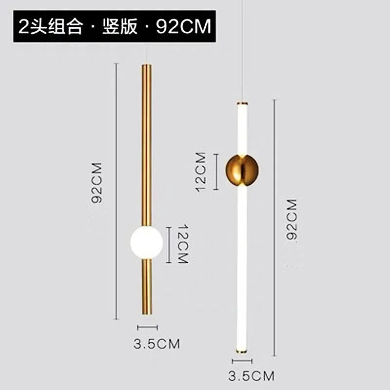 Lámparas colgantes DecorBites™ con marco geométrico lineal para escaleras y decoración de mesas.