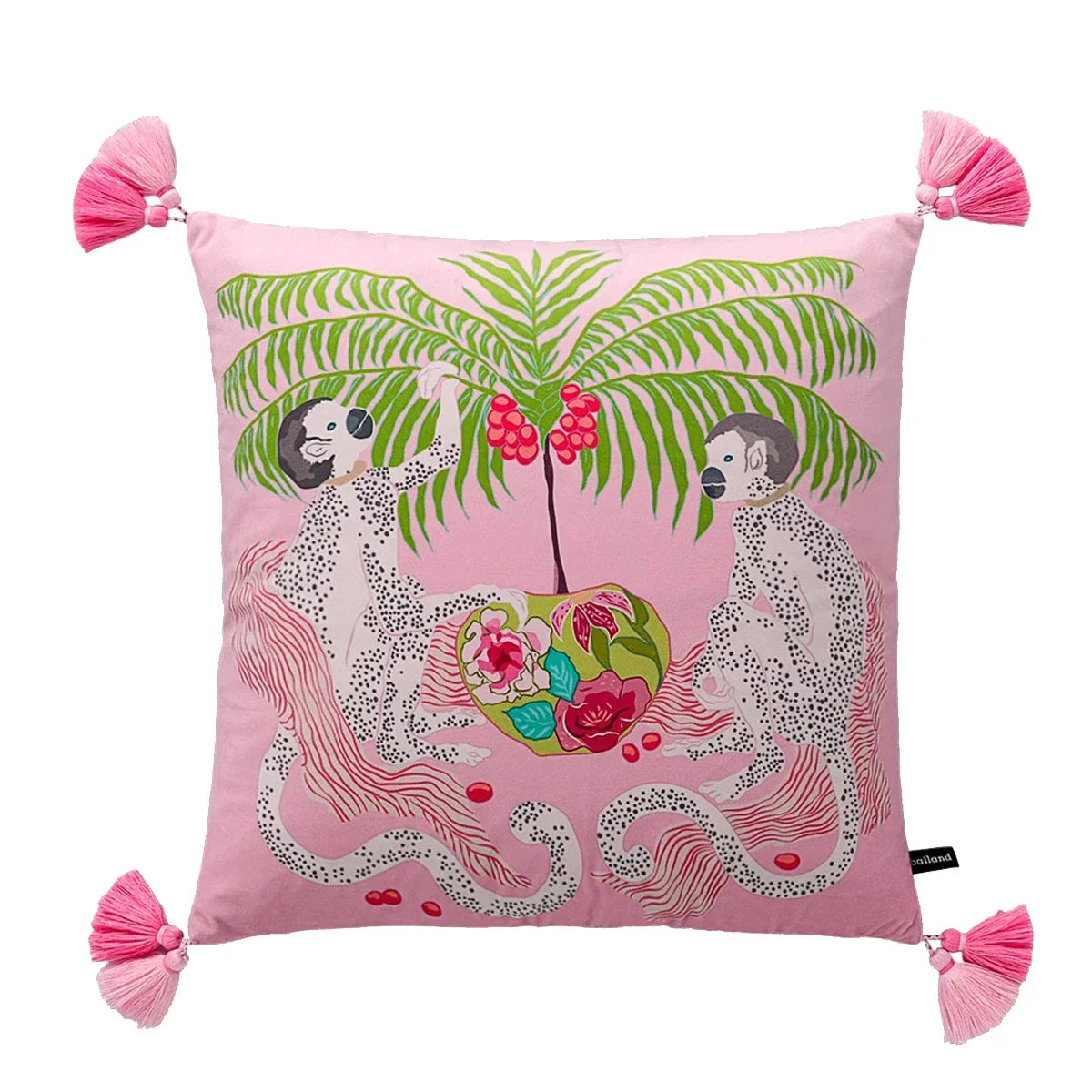 Cheetah Tassel Cushion Cover