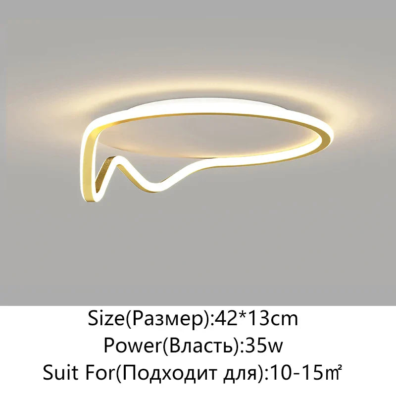 ديكوربايتس™ مصباح سقف LED دائري هندسي للديكور المنزلي