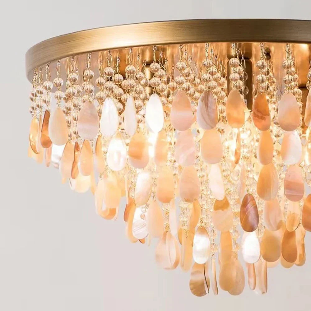 DecorBites™ Crystal LED Ceiling Lamps: Modern Chandeliers for Home Decor & Elegant Lighting
