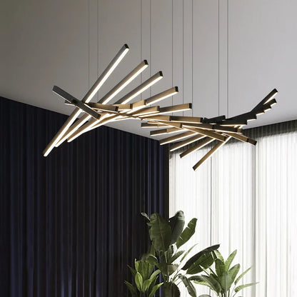 Lámparas colgantes LED DecorBites™ Wave para sala de estar, comedor y restaurante