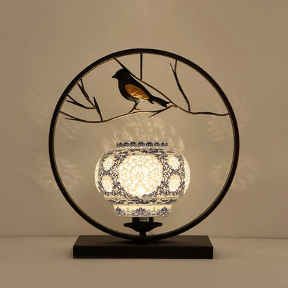 DecorBites™ Chinoiserie Table Floor Lamp - Elegant Living Room Bedroom Lighting