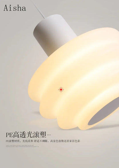 مصباح معلق LED من الأكريليك من DecorBites™ لديكور غرفة نوم بسيط