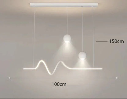 DecorBites™ LED Pendant Light Chandeliers for Modern Home Decor and Indoor Lighting