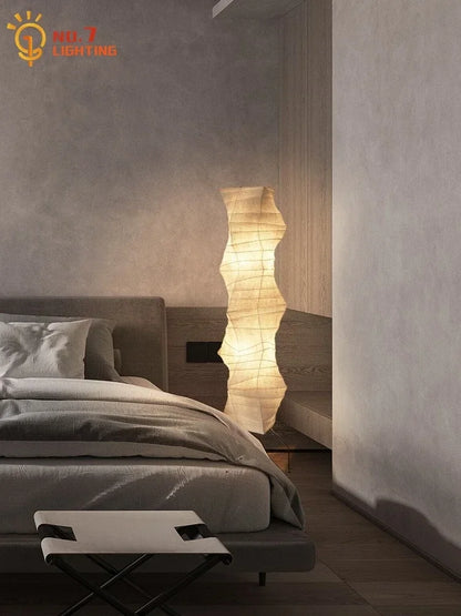 ديكوربايتس™ مصباح أرضي من ورق الأرز الياباني أكاري LED E27 ثريا لغرفة النوم وغرفة المعيشة