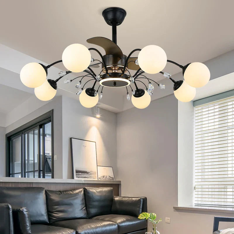 DecorBites™ Branch LED Ceiling Fan Lights with Remote Control for Home, Bedroom, Dining Room