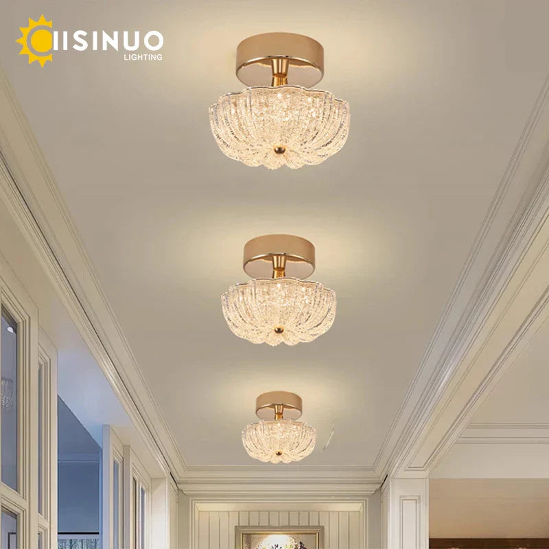 DecorBites™ Gold LED Ceiling Light for Home Bedroom Living Room Kitchen Lighting Fixtures