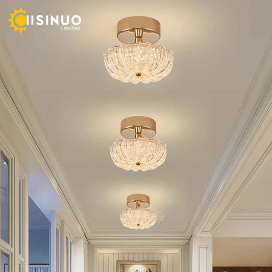 DecorBites™ Gold LED Ceiling Light for Home Bedroom Living Room Kitchen Lighting Fixtures