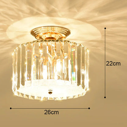 DecorBites™ Crystal LED Ceiling Chandelier for Home Decor
