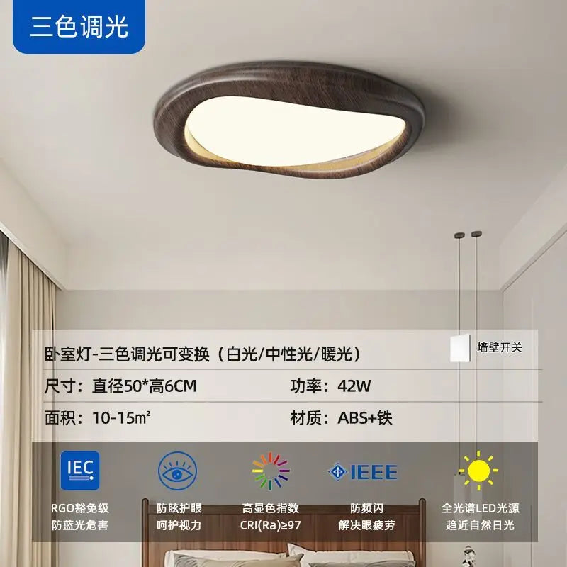 DecorBites™ LED Wood Chandeliers for Bedroom Living Room Indoor Lighting Décor