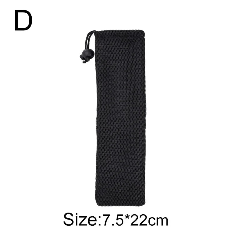 حقيبة أدوات مائدة DecorBites™ مصنوعة من القطن والكتان وحقيبة برباط للسفر وتناول الطعام في المنزل