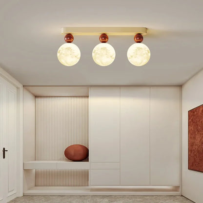 DecorBites™ LED Ceiling Moon Wall Lamp Minimalist Bedroom Lighting Fixture