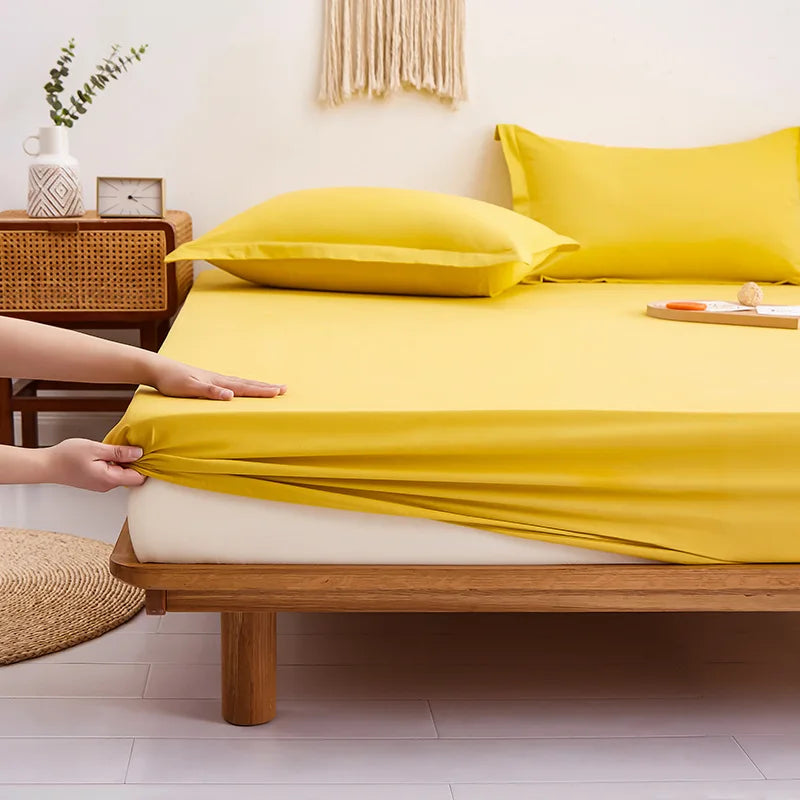 طقم ملاءات قطنية من DecorBites™، ملاءات سرير مريحة وأغطية وسائد، مقاس كينج، مقاس توأم، مقاس كوين، مقاس كامل