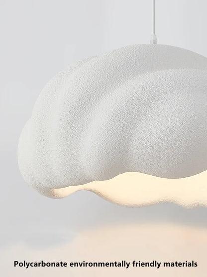 Lámpara colgante LED Wabi Sabi color crema DecorBites™ - Decoración elegante para comedor y dormitorio