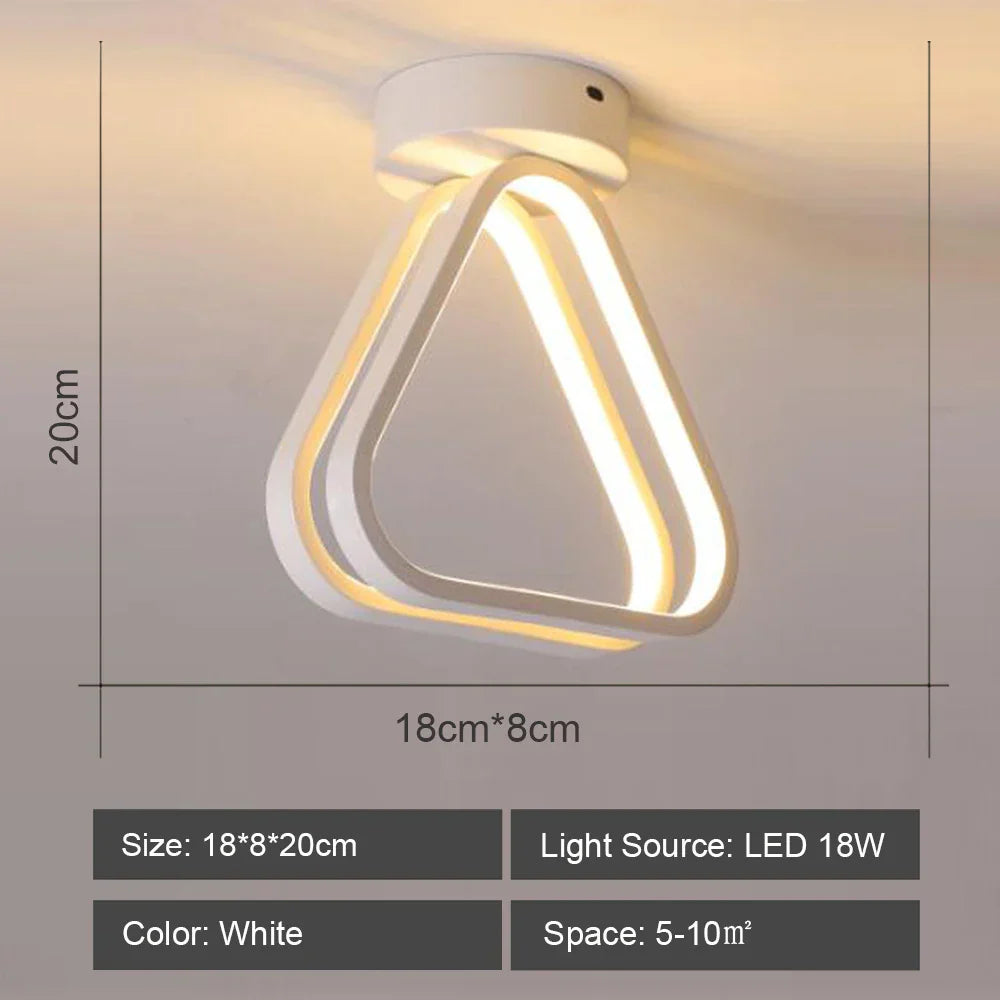 Lámpara de techo LED DecorBites™ para iluminación moderna de salas de estar y dormitorios