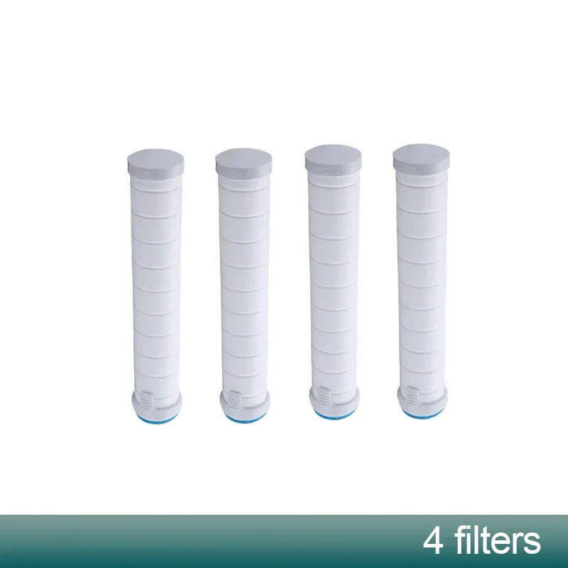 رأس دش محمول عالي الضغط من DecorBites™ بثلاثة أوضاع مع زر إيقاف - فوهة رش الحمام