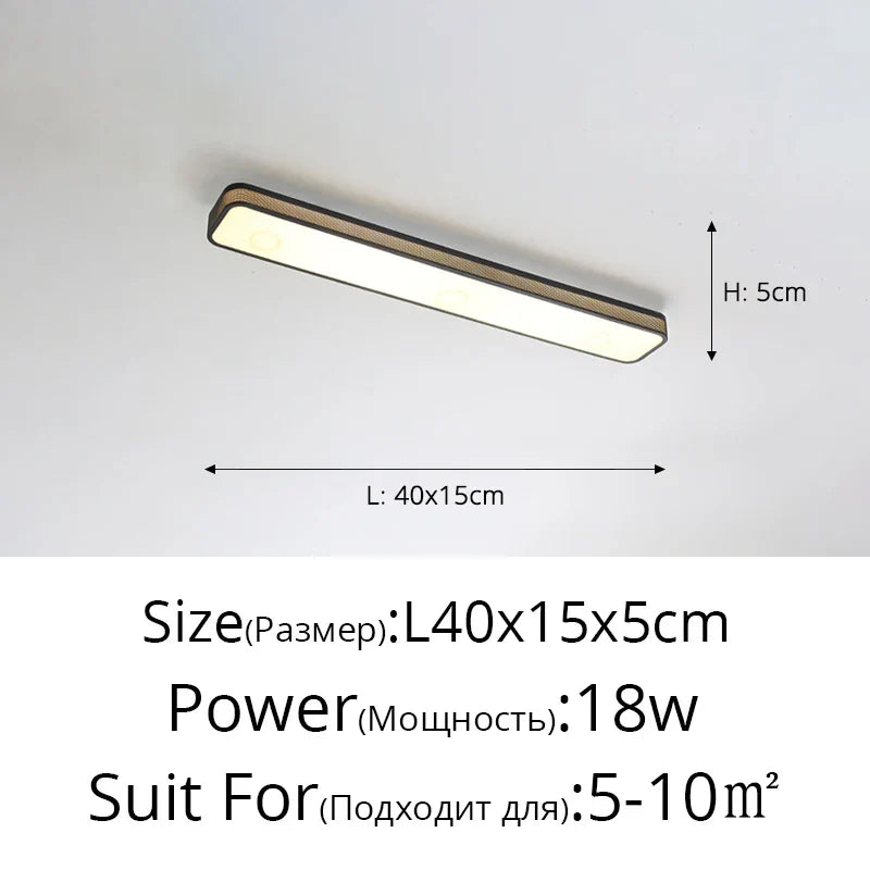 Sleek LED Ceiling Chandelier
