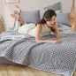 Decobites Quilted Summer Blanket: Soft & Breathable Double Comforter