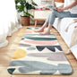 Decobites Cozy Faux Lamb Wool Bedside Rug for Bedroom Decor Anti-Slip Soft Living Room Carpet