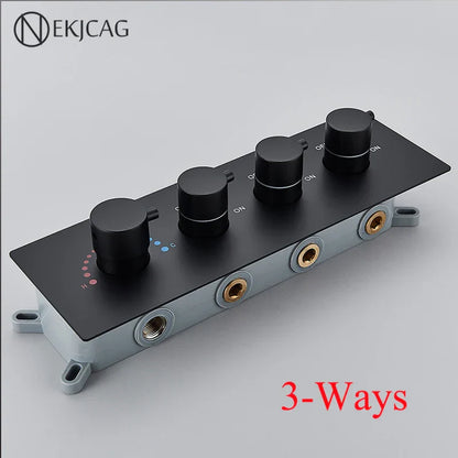 DecorBites™ Brass Thermostatic Faucet Mixer for Bathroom Shower and Kitchen Tap