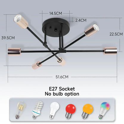 Lámpara colgante de techo LED DecorBites™ para cocina, sala de estar y decoración del hogar