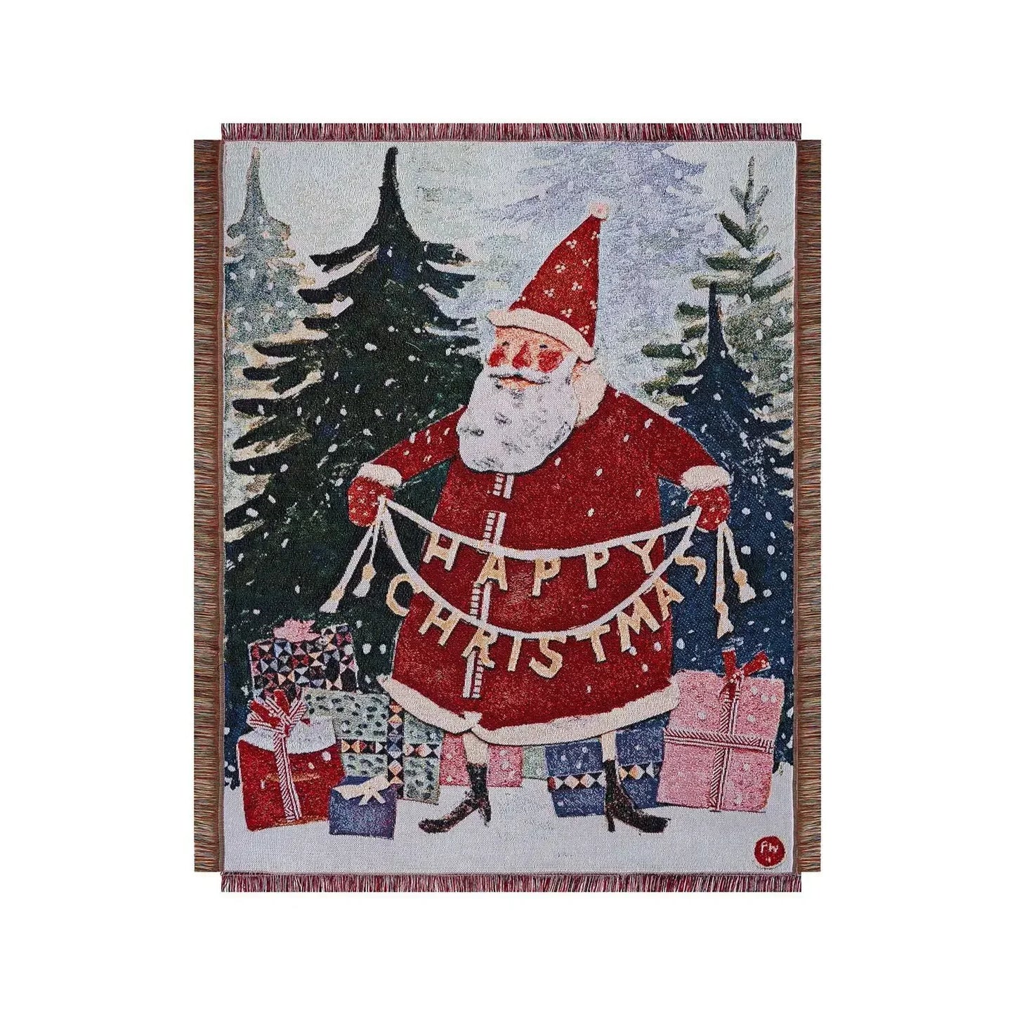 DecorBites™ Christmas Throw Blanket - Festive Living Room Decor & Sofa Towel