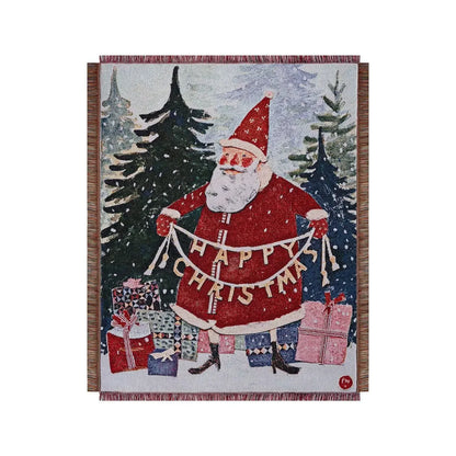 DecorBites™ Christmas Throw Blanket - Festive Living Room Decor & Sofa Towel