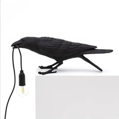 DecorBites™ Lively Bird Resin Table Lamp - Home Decor Lighting for Bedroom, Living Room