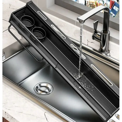 Organizador de cocina de doble capa DecorBites™ con estante para especias de pared