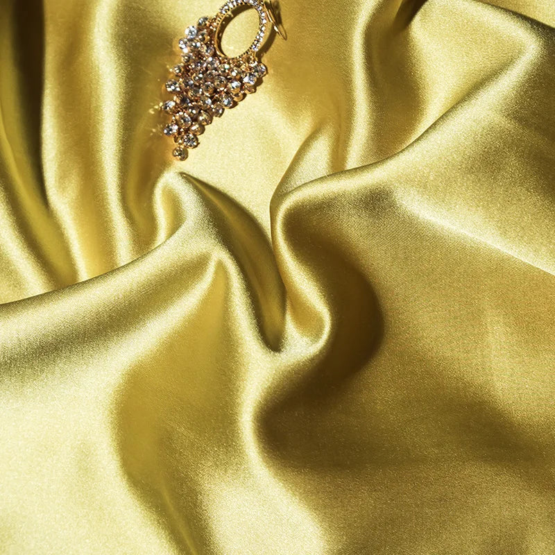 طقم مفروشات سرير مطرز من القطن المصري DecorBites™ 200S: ملاءات سرير كوين كينج، ملاءة لحاف وغطاء وسادة