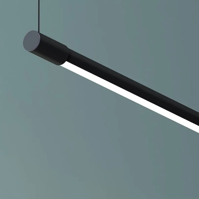 DecorBites™ Black Dimmable Led Linear Pendant for Dining Room Chandelier