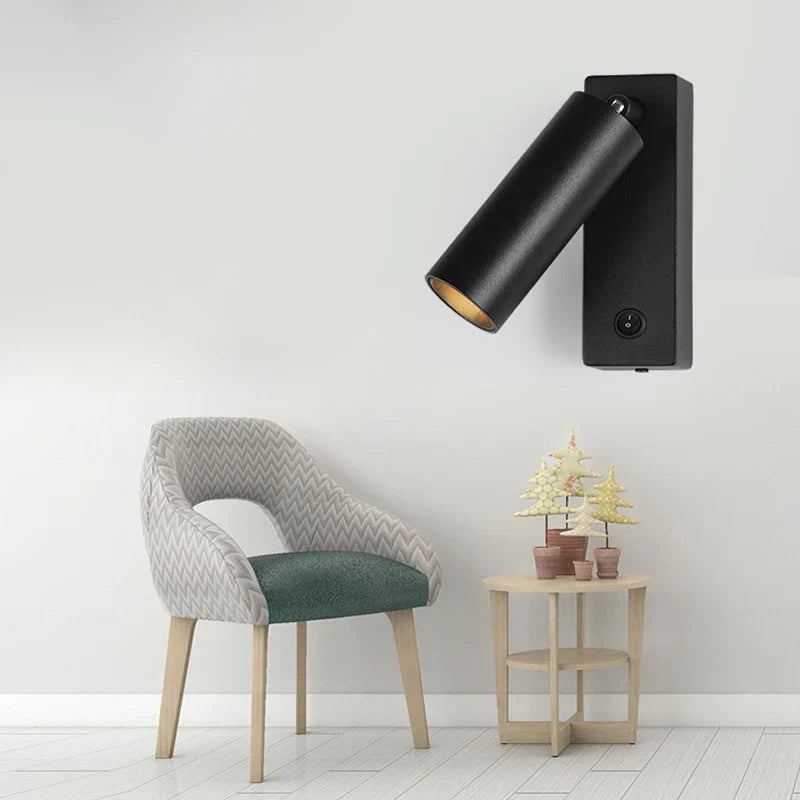 DecorBites™ LED Wall Light: Modern Rotation Headboard Reading Lights for Bedroom, Living Room