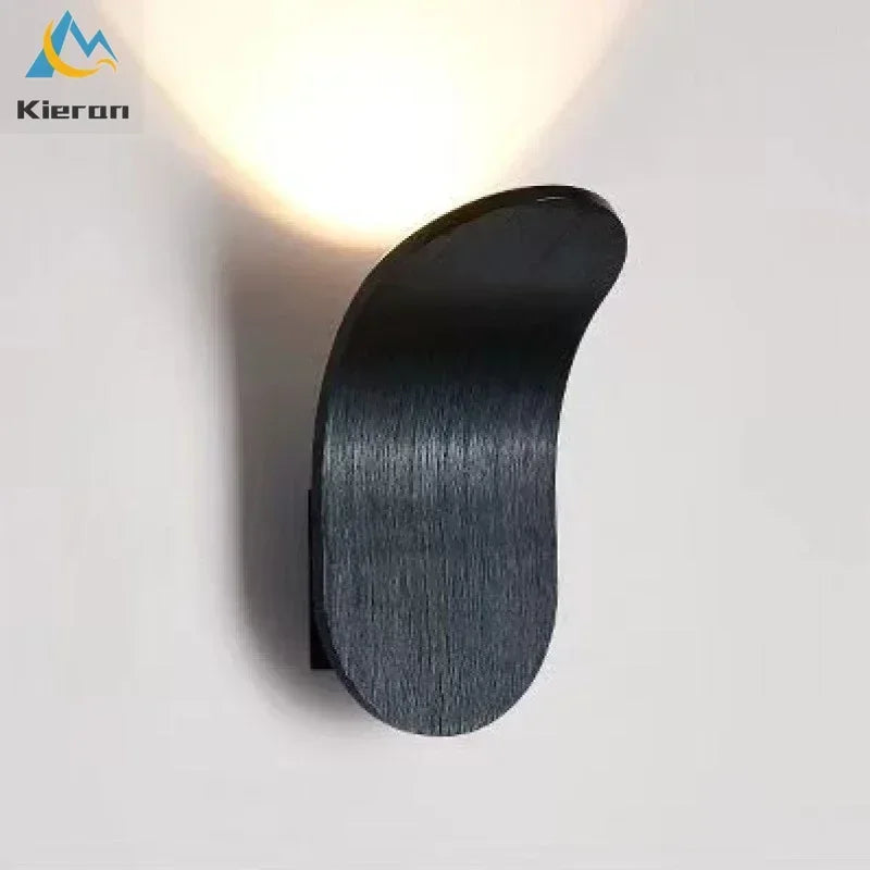 Decorbites™ Lámpara de pared para patineta con curita LED para decoración de estilo nórdico moderno
