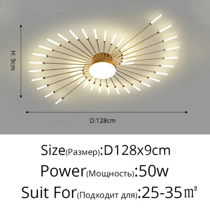 DecorBites™ LED Chandelier for Modern Living Kids Room Bedroom Hall Lighting Decor