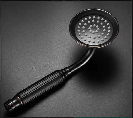 رأس دش يدوي بتصميم عتيق من DecorBites™ | فوهة مطر عالية الضغط لتوفير المياه