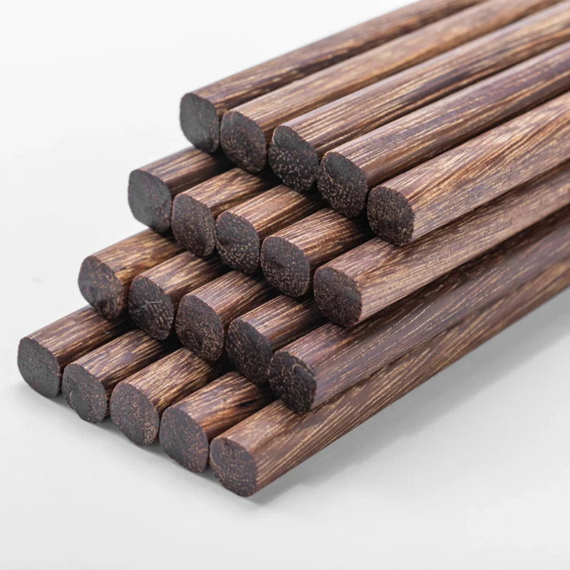 Juego de palillos de madera DecorBites™ para sushi, utensilios de mesa reutilizables para el hogar