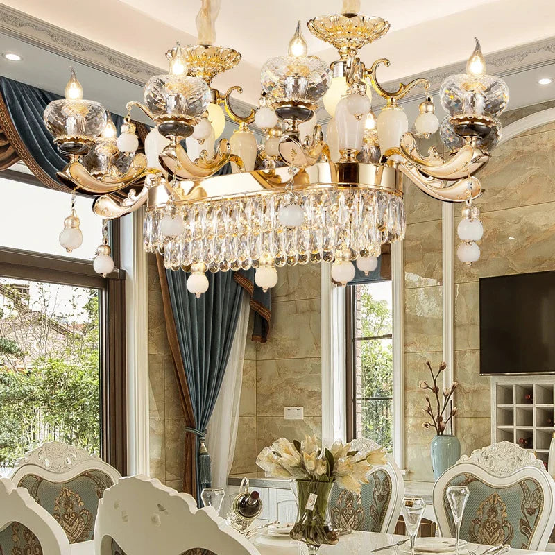 Crystal Pendant Chandelier 36-Head D152cm